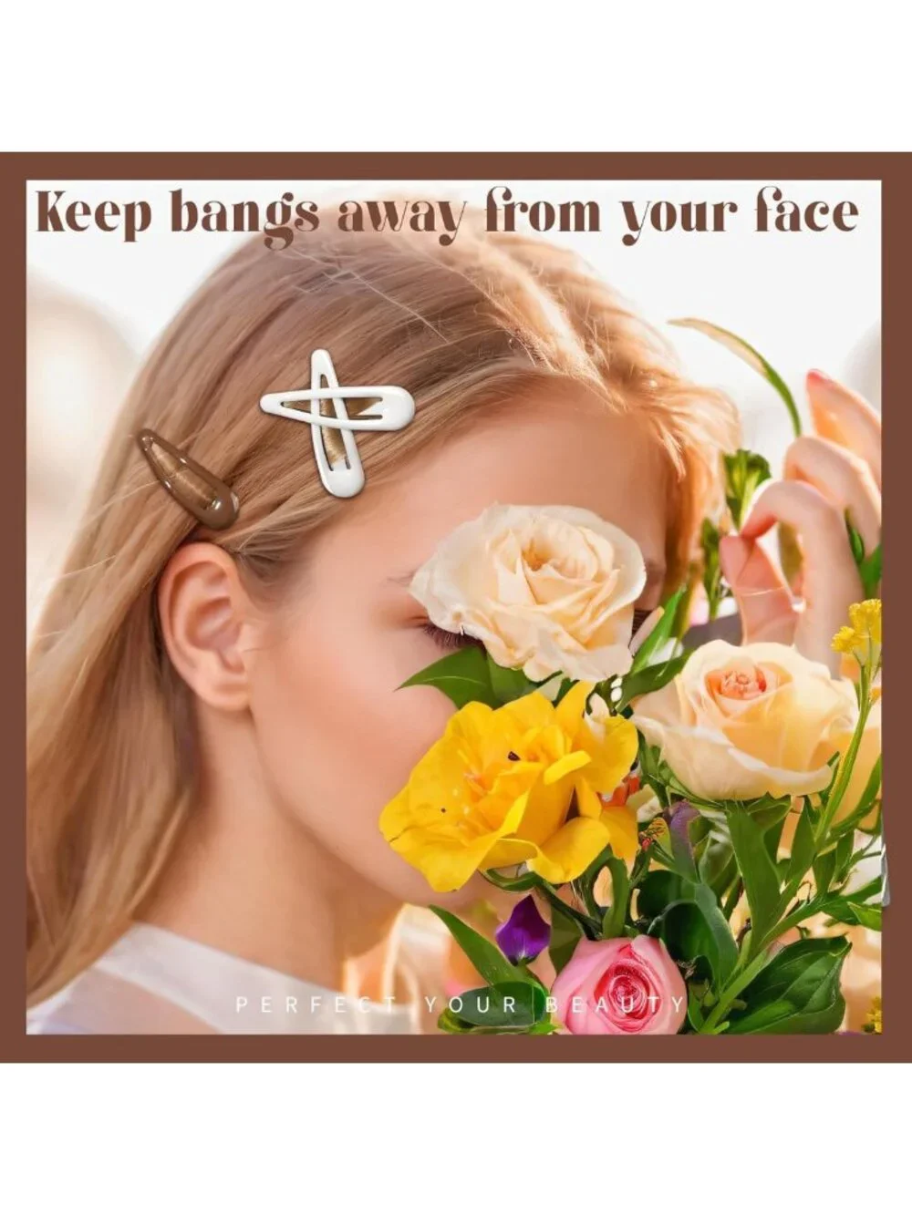 50Pcs Mixed Color Snap Hair Clips for Women - 2 Inch Metal Barrettes, 5 Colors